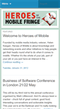 Mobile Screenshot of mobileheroes.net